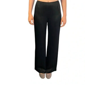 Lafayette 148 New York Black Wide Leg Pants